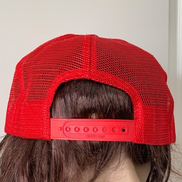 Vintage American Lock Mesh Trucker Snapback Hat - Picture 4 of 9